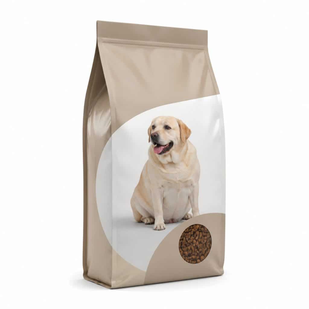 Croquettes light poulet, chien en surpoids — packshot