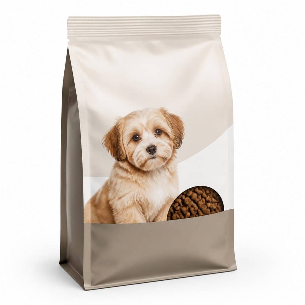Croquettes petites races dentition, format croquant — packshot
