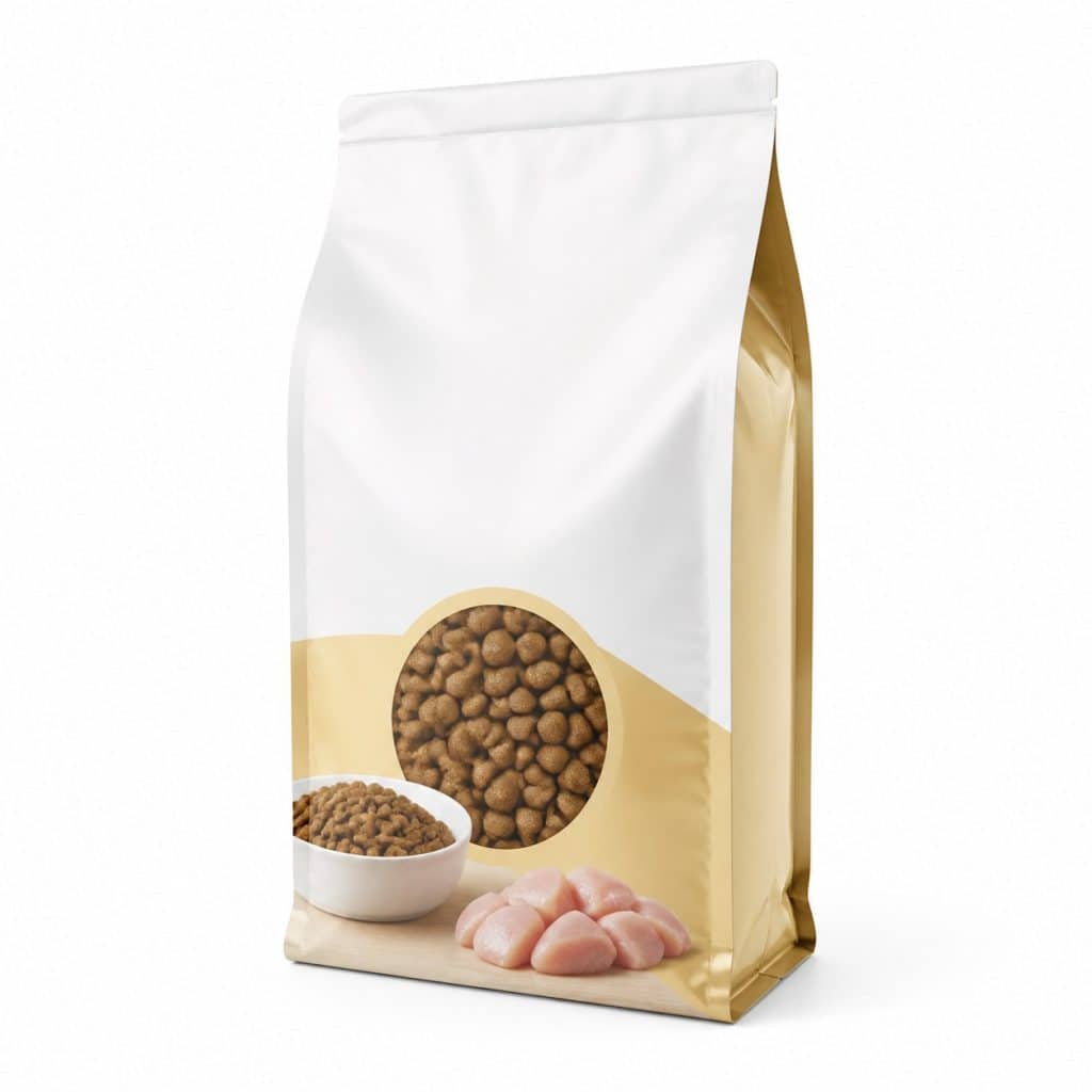 Croquettes toutes gammes poulet, entretien standard — packshot