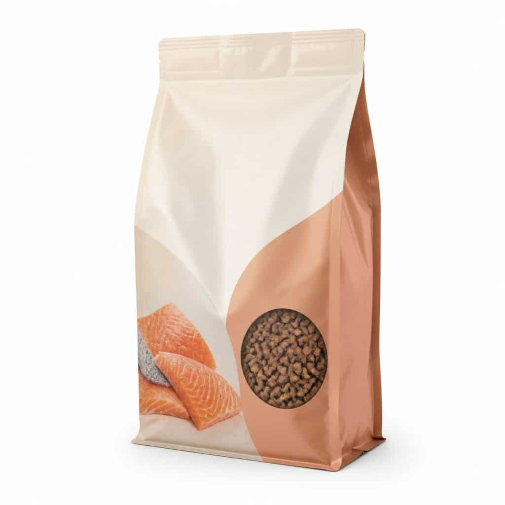 Croquettes toutes gammes saumon, format intermédiaire — packshot